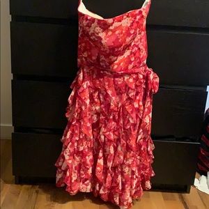 Strapless Floral dress